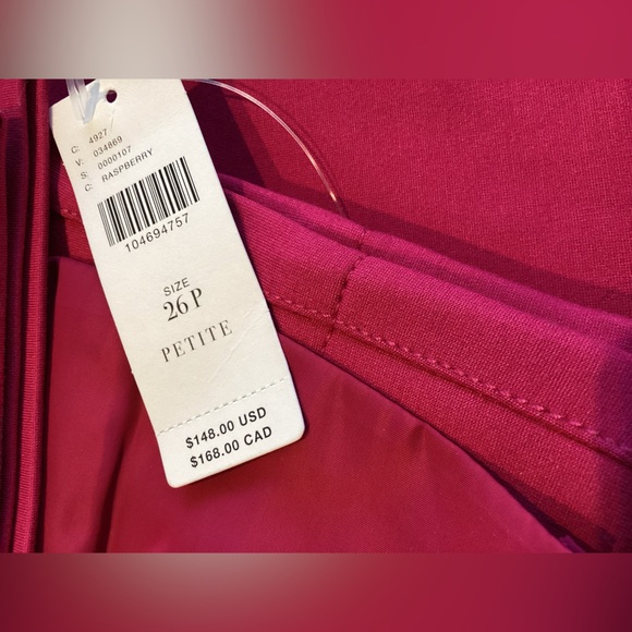 Anthropologie COLETTE Bow-Waist Cropped Wide-Leg Pants Maeve NEW Petite 26 - Picture 13 of 16